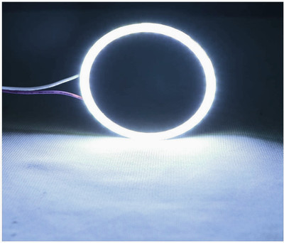 waytwogmart R15 Led Angel Eyes Headlight Ring Warning Lamp Projector Lens (WHITE) Projector Lens