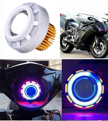 CARMOD Universal Headlight Projector Light with DRL for For Bike ,Car (Pack of 1) Projector Lens