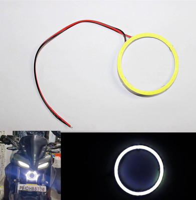 waytwogmart MT-15 Led Angel Eyes Headlight Ring Warning Lamp Projector Lens (white) Projector Lens