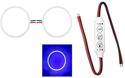 DheVan R15V4/V4m Angel Eye 60mm Blue Bike Led ring light 2pc With Switch Projector Lens