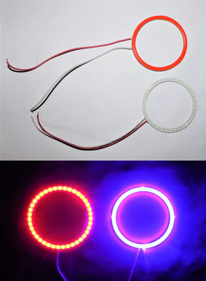 VermsBikers RS 200 ring light /Demon / Angel Eyes red and blue cops Projector Lens