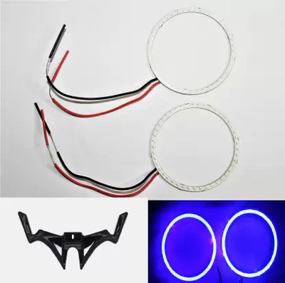 Gogna Mart rs200 blue ring light and black winglet Projector Lens