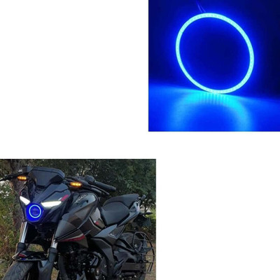 Muttfy Pulsar N160/N250 Angel Eye Ring Light 70mm Projector Headlight Ring Light (BLUE) Projector Lens
