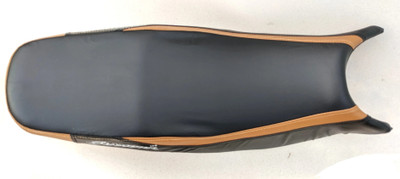 AUTOLEOPARD GLAMOUR BS6 BIKE SEAT COVER CHESTNUT BROWN Single Bike Seat Cover For Hero Glamour