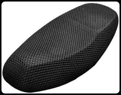 anmol enterprises Free Size 3D Motorcycle/Scooter Breathable Mesh Net Cushion Black-new Single Bike Seat Cover For Royal Enfield Electra, Electra 350, Electra 500, Electra Delux
