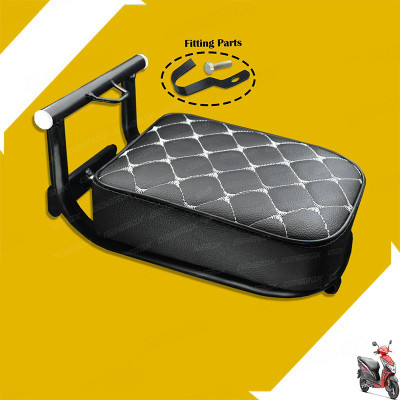 Generox Premium Foldable Baby/Child Seat for Scooty Single Bike Seat Cover For Honda Deo
