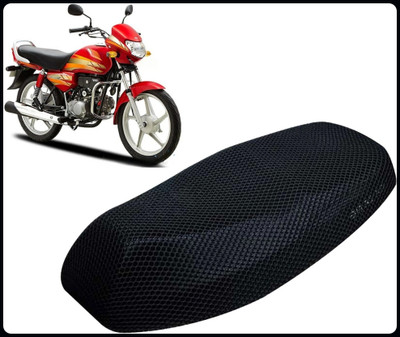KP8 A-2XL-030 Free Size 3D Motorcycle/Bike Seat Cover Breathable Mesh Net Cushion Single Bike Seat Cover For Hero CD deluxe