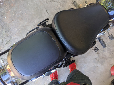 AUTOLEOPARD NEW REBORN CLASSIC 350 SEAT COVER Split Bike Seat Cover For Royal Enfield Classic 350