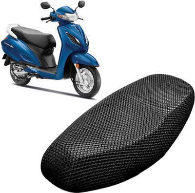 anmol enterprises NN 3D Free Size Bike/Scooty Seat Cover Very Soft Net Mesh Fabric and Smooth Single Bike Seat Cover For Honda Activa 4G