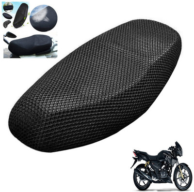 Generox NET Seat Cover For Apache RTR 180 Single Bike Seat Cover For TVS Apache RTR 180
