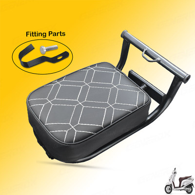 Generox Premium Foldable Baby/Child Seat for Scooty Single Bike Seat Cover For Honda Aviator