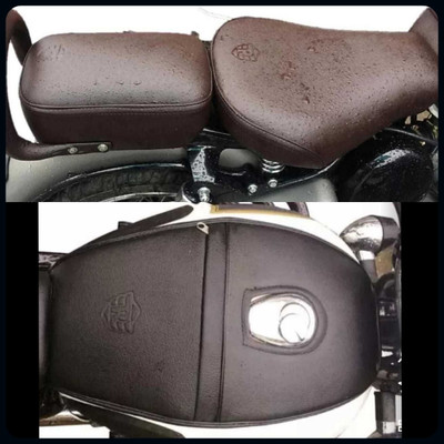 Kohli Bullet Accessorie KBA-SCT03_NEW Split Bike Seat Cover For Royal Enfield Classic 500, Classic, Classic 350, Classic Chrome, Classic Desert Storm