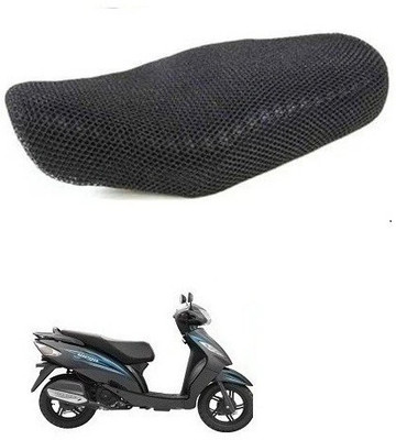 AUTOGLICH New-likam-cool-mesh-72 Single Bike Seat Cover For TVS Wego