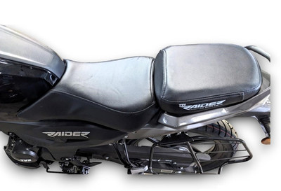 carbox TVS Raider 125 Split Bike SEAT Cover,Pu Leather,Water Proof,Black Colour Split Bike Seat Cover For TVS Raider 125