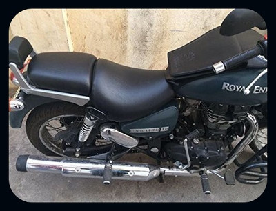 Kohli Bullet Accessorie KBA-Black Seat Cover N Split Bike Seat Cover For Royal Enfield Thunder Bird 500, Thunder Bird 350