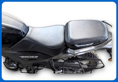 carbox Cover-Black PU Leather SEAT Cover Split Bike Seat Cover For TVS Raider 125