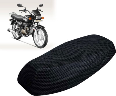 Lakshmina Enterprises 2XL-020 Free Size 3D Motorcycle/Bike Seat Cover Breathable Mesh Net Cushion Single Bike Seat Cover For Hero Splendor