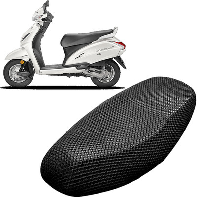 carbox VQQ 3D Free Size Bike/Scooty Seat Cover Very Soft Net Mesh Fabric and Smooth Single Bike Seat Cover For Honda Activa 6G