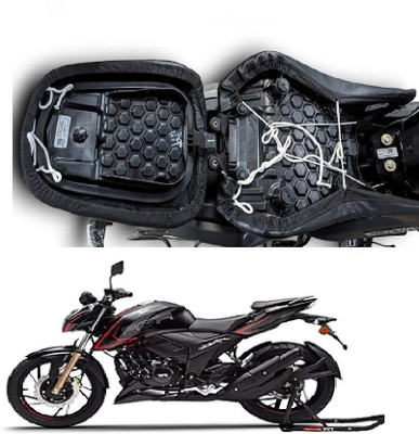 carbox New4-[ TVS Apache RTR 200 ] BIKE/SCOOTY/MOTORCYCLE SPLIT SEAT COVER-DC006 Split Bike Seat Cover For TVS Apache