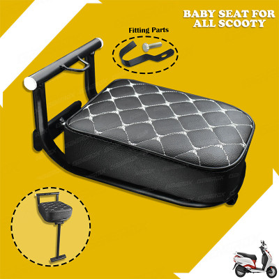 Generox Premium Foldable Baby/Child Seat for Scooty Single Bike Seat Cover For Hero Maestro