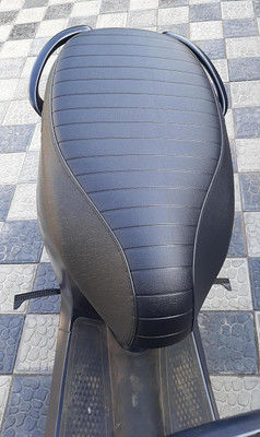 Carbox Enterprises Black For Ola Electric S1, S1 Pro Single Bike Seat Cover For Single Bike Seat Cover For Ola S1, S1 Pro