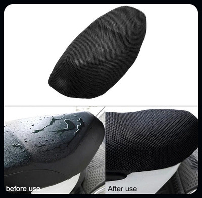 Vtrust A-4XL_082_Free Size 3D Bike/Scooty Seat Cover Breathable Mesh NetSeat Cover Single Bike Seat Cover For Suzuki Access 125