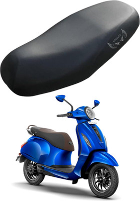 KONAYA Chetak 3501, 3502 Seat Cover Protect from Rust and Dust, PU Leather Waterproof Single Bike Seat Cover For Bajaj NA
