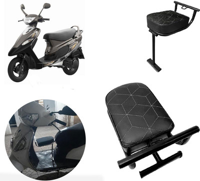 AUTO PEARL Folding Baby Seat Compatible with TVS-Pep-Plus Single Bike Seat Cover For TVS Pep Plus
