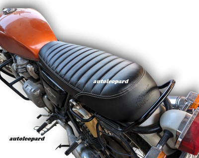 AUTOLEOPARD INTERCEPTOR 650 PARALLEL BLACK Single Bike Seat Cover For Royal Enfield NA