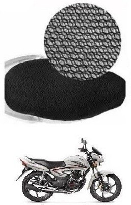 AUTOGLICH New-NYLN-BSC-BLK-V27 Single Bike Seat Cover For Honda CB Shine