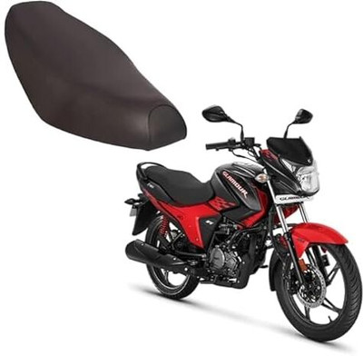 Sanaacreations PJ_GLAMOUR BS6 SEAT COVER_003 Single Bike Seat Cover For Hero Glamour