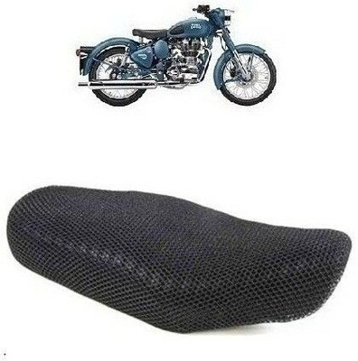 AUTOGLICH New-cool-mesh-a-106 Single Bike Seat Cover For Royal Enfield Universal For Bike