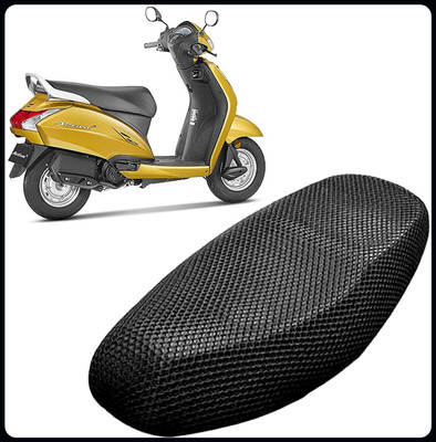 KP8 A-IIII 3D Free Size Bike/Scooty Seat Cover Very Soft Net Mesh Fabric and Smooth Single Bike Seat Cover For Honda Activa 3G