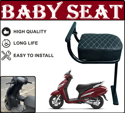 HALLOWS Univarsal Folding Baby Seat Comapatible for All Scootys Single Bike Seat Cover For Honda, TVS, Suzuki Activa 125, Activa 6G, Access, Access 125