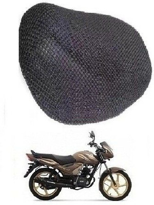 AUTOGLICH New-Malik-cool-mesh-070 Single Bike Seat Cover For TVS Saluto