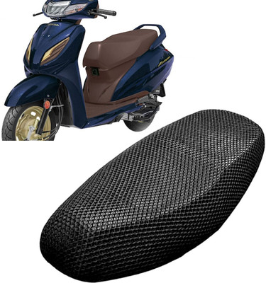 carbox VB 3D Free Size Bike/Scooty Seat Cover Very Soft Net Mesh Fabric and Smooth_abc Single Bike Seat Cover For Honda Activa 5G