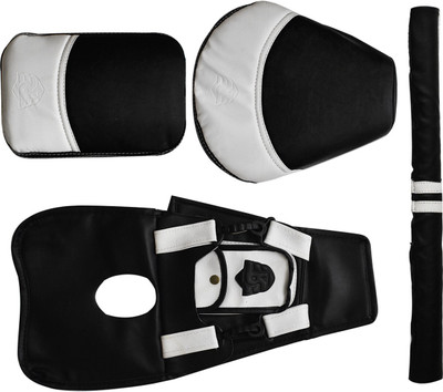 Kohli Bullet Accessorie Seat Cover With Tank Cover+ Foam Black & White For Royal Enfeild Classic N Split Bike Seat Cover For Royal Enfield Classic, Classic 350, Classic 500, Classic Chrome, Classic Desert Storm