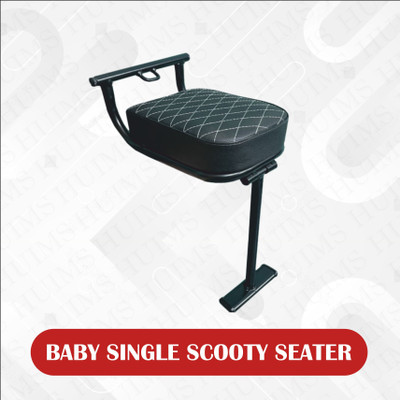 SHOWRIDE Barfi Scooty Baby Seat/Baby Stand Black Compatible with Single Bike Seat Cover For Honda, Suzuki, TVS Jupiter, Access, Activa 125, Activa 5G