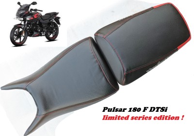 AUTOLEOPARD PULSAR 180F DTSI SPLIT REAR RED BIKE SEAT COVER Split Bike Seat Cover For Bajaj Pulsar 180 DTS-i