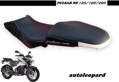 AUTOLEOPARD PULSAR NS 125/160/200 REAR WHITE Split Bike Seat Cover For Bajaj Pulsar