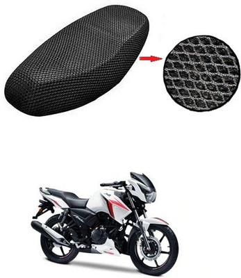 AUTOGLICH New-BLSM-MESH-CVR-A25 Single Bike Seat Cover For TVS Apache RTR 160