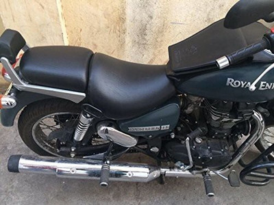 Kohli Bullet Accessorie Black Seat Cover N Split Bike Seat Cover For Royal Enfield Thunder Bird 500, Thunder Bird 350