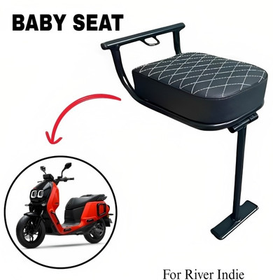 BkAccessories River Indie Universal Baby Seat for Scooters/scooty Designed specifically Single Bike Seat Cover For Universal For Bike Universal For Bike
