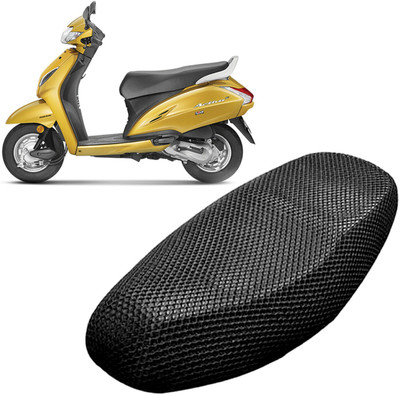 VICTOO VLLL 3D Free Size Bike/Scooty Seat Cover Very Soft Net Mesh Fabric and Smooth Single Bike Seat Cover For Honda Activa i