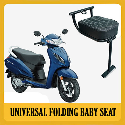 DAZZRIDE DZRD-XO Universal Folding Baby Seat Compatible for Activa 6G Single Bike Seat Cover For Hero, Honda, TVS, Suzuki Access, Access 125, Activa, Activa 3G, Activa 4G, Activa 5G, Activa 6G, Activa i, Jupiter