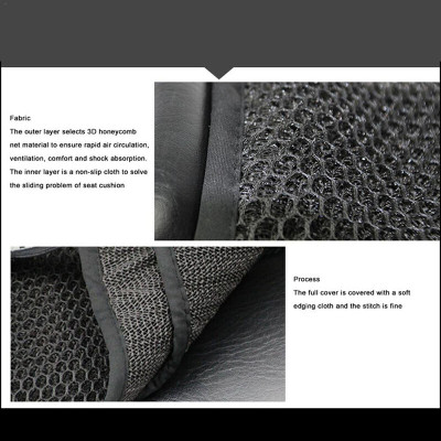 anmol enterprises 4XL LKM 123 Free Size 3D Scooty Seat Cover Breathable Mesh Net Bike Seat Cover Single Bike Seat Cover For Honda Activa 5G
