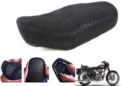 Shopland SEAT-COVER-NET-002SL Single Bike Seat Cover For Royal Enfield 500 EFI