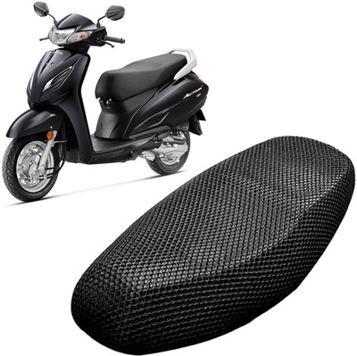 Lakshmina Enterprises FF 3D Free Size Bike/Scooty Seat Cover Very Soft Net Mesh Fabric and Smooth Single Bike Seat Cover For Honda Activa 125