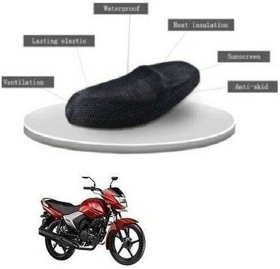 AUTOGLICH New-cool-a+-mesh-105 Single Bike Seat Cover For Yamaha Saluto