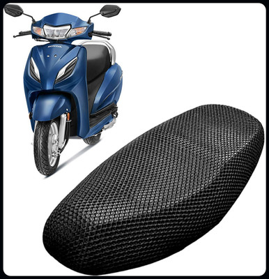 Vtrust A-EE 3D Free Size Bike/Scooty Seat Cover Very Soft Net Mesh Fabric and Smooth Single Bike Seat Cover For Honda Activa 5G
